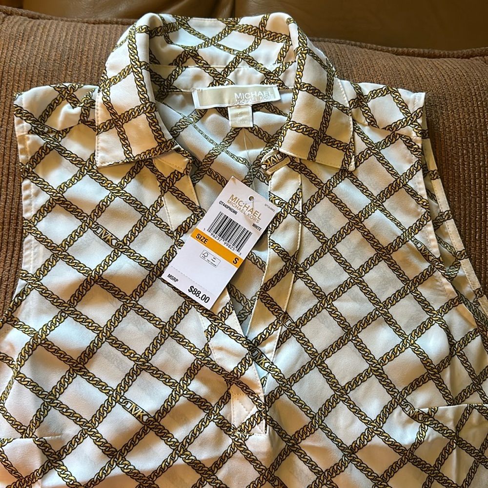 Michael Kors Women’s Sleeveless Blouse Sz Small - NWT